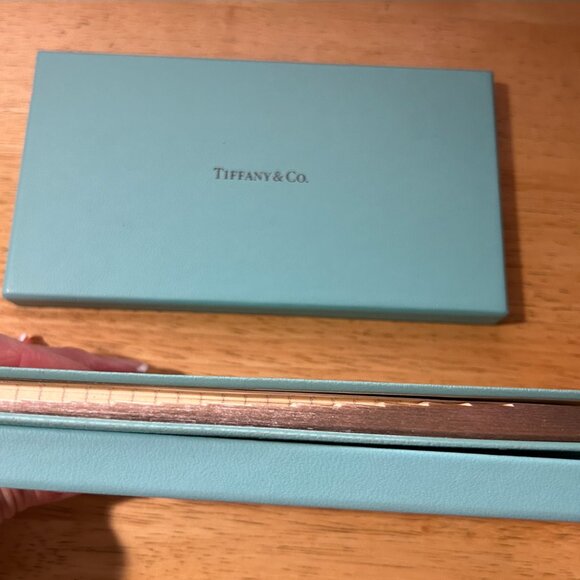 NIB Tiffany & Co. Tiffany Blue Leather Style AB6 Personal Pocket Address Book - Picture 7 of 11